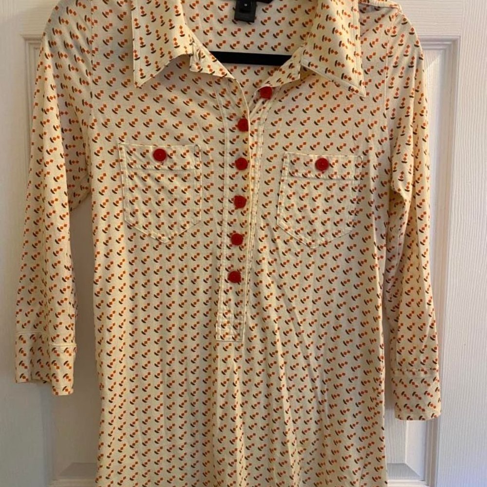 Marc Jacobs Vintage Tunic-style top, 3/4 sleeves
